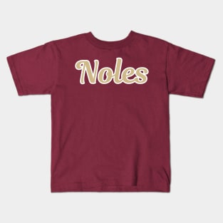 Noles Retro Script Kids T-Shirt